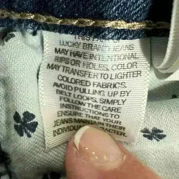 LUCKY BRAND LOLITA BOOT JEANS SLIGHT DISTRESSING SIZE 28/8 - Picture 11 of 15